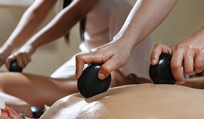 Lava stone massage