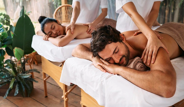 Massage romantique pour deux