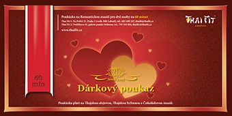D&aacute;rkov&yacute; poukaz romantick&aacute; mas&aacute;ž pro dvě osoby 60 min