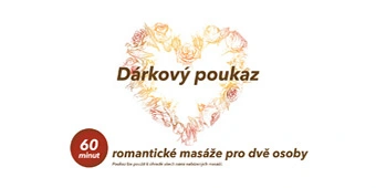 Gift e-voucher Romantic Massage for two 60 min.